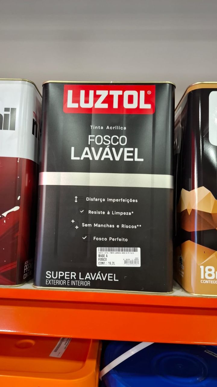 Luztol Fosco Lavável Super Lavável