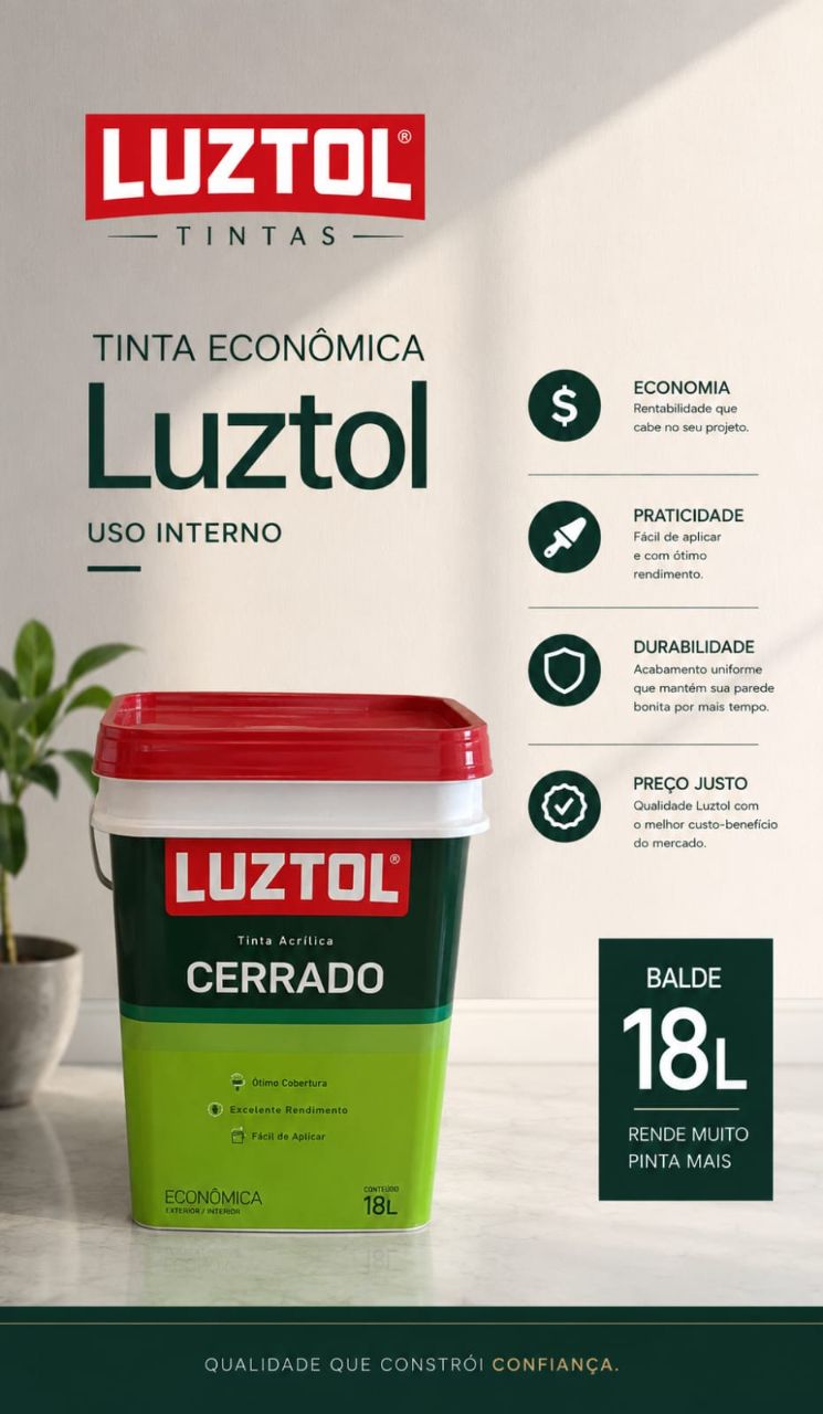 Luztol Cerrado Tinta Econômica 18L