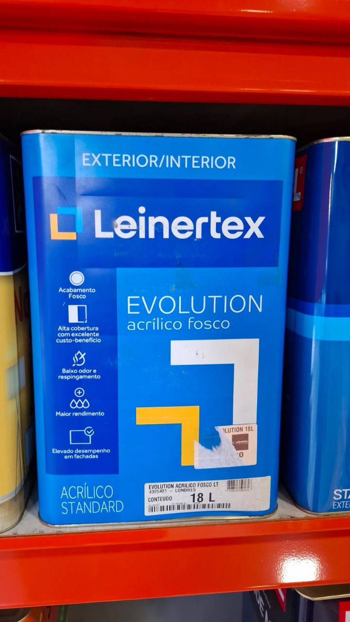 Leinertex Evolution Acrílico Fosco 18L